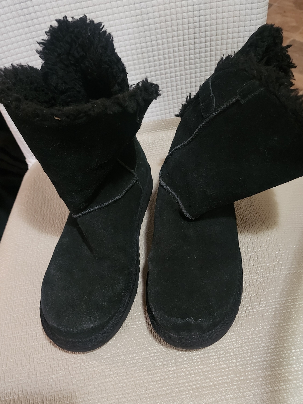 K O O L A B U R R A By Ugg Black Rembley Boots Buckle Size 7